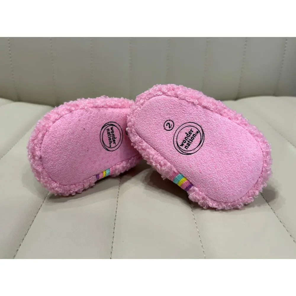 Pink Rainbow Slippers - Wonder Nation - 2